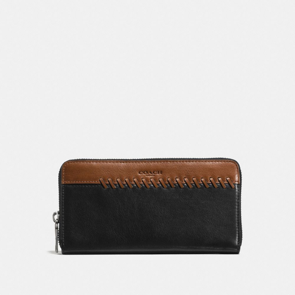 RIP AND REPAIR ACCORDION WALLET - f58694 - BLACK/SADDLE