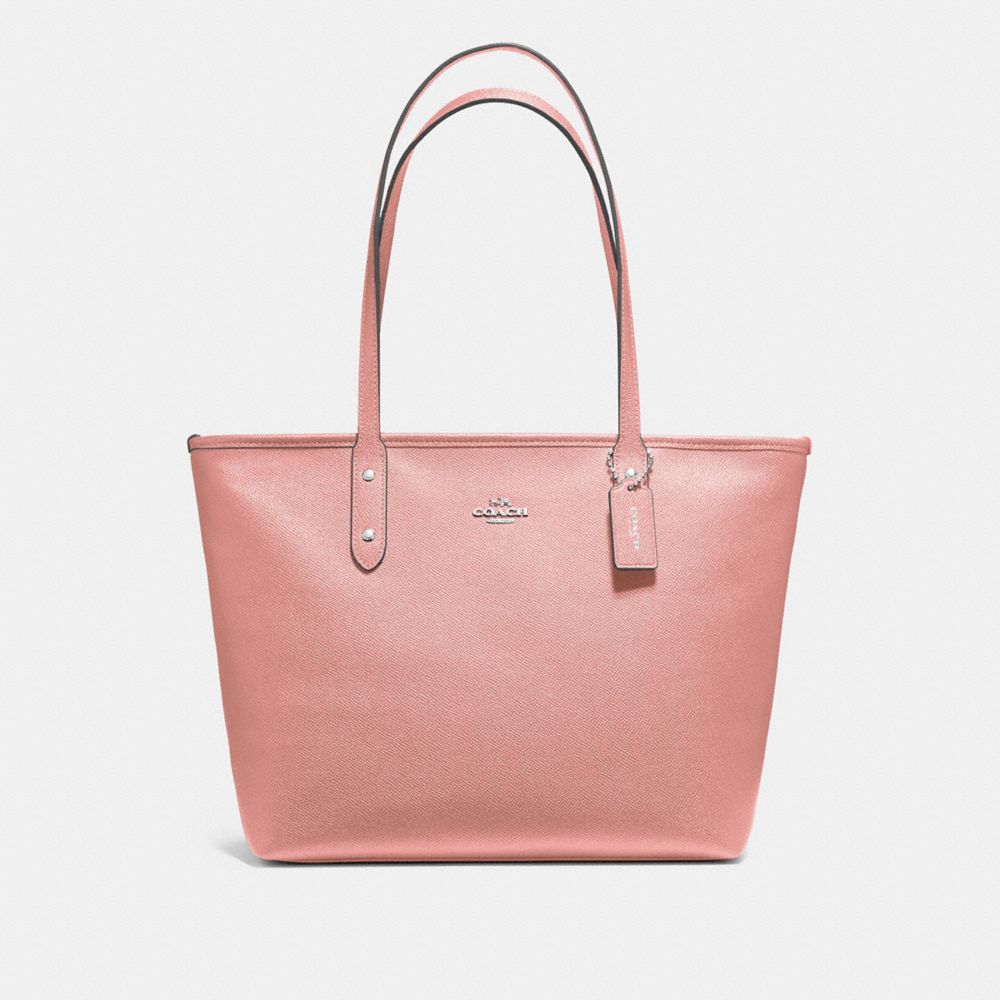 COACH F58846 City Zip Tote PETAL/SILVER