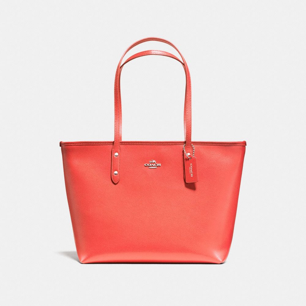 CITY ZIP TOTE - SILVER/WATERMELON - COACH F58846