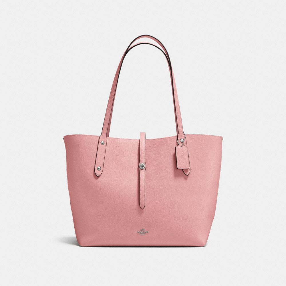 MARKET TOTE - PEONY/SILVER - COACH F58849