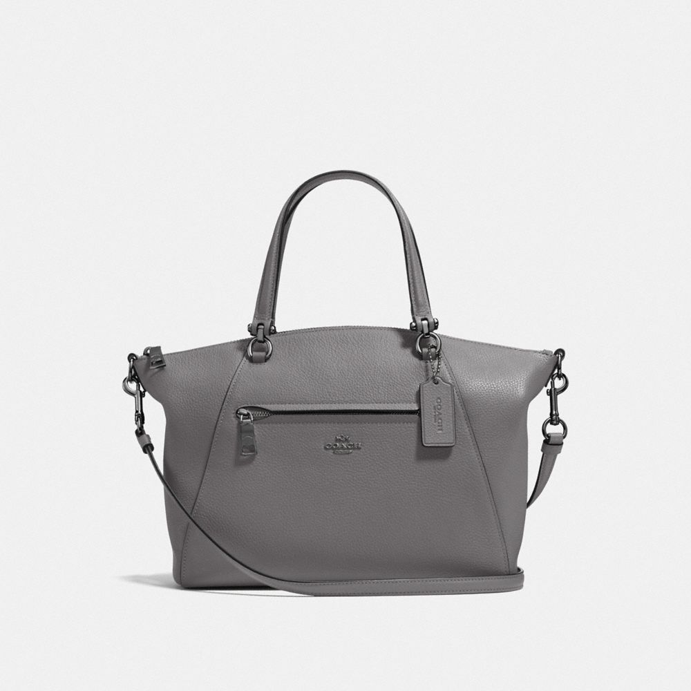 COACH F58874 - PRAIRIE SATCHEL DK/HEATHER GREY