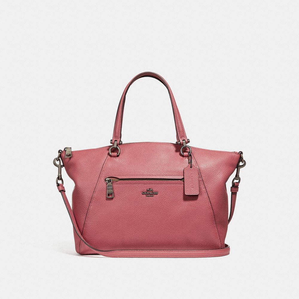 COACH PRAIRIE SATCHEL - WASHED RED/DARK GUNMETAL - F58874