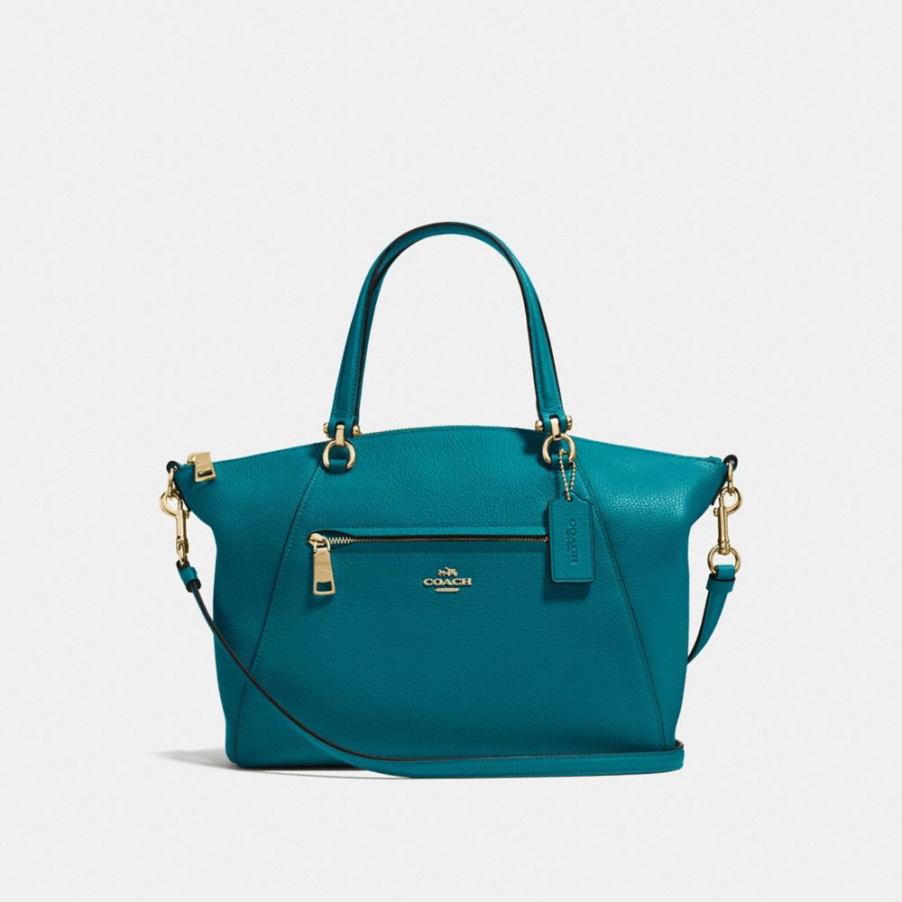 COACH F58874 PRAIRIE SATCHEL ATLANTIC/LIGHT-GOLD