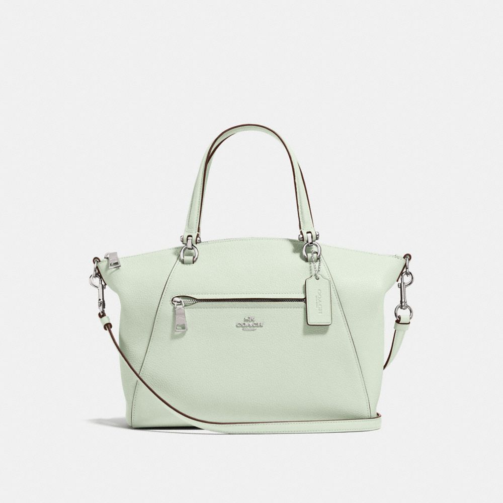 COACH F58874 Prairie Satchel PALE GREEN/SILVER