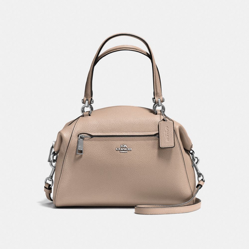 COACH PRAIRIE SATCHEL - SILVER/STONE - F58874