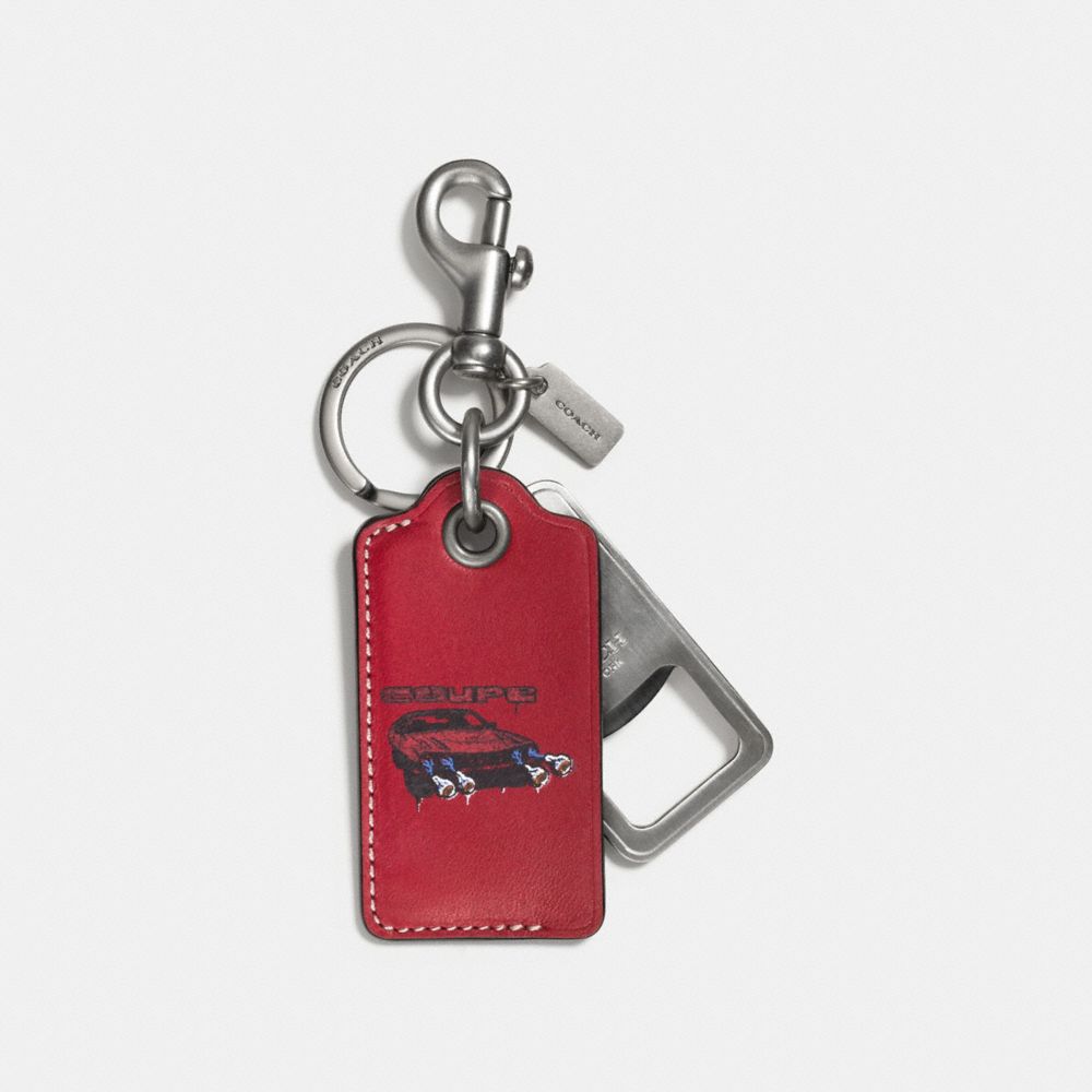 WILD CAR BOTTLE OPENER - CARDINAL - COACH F58924