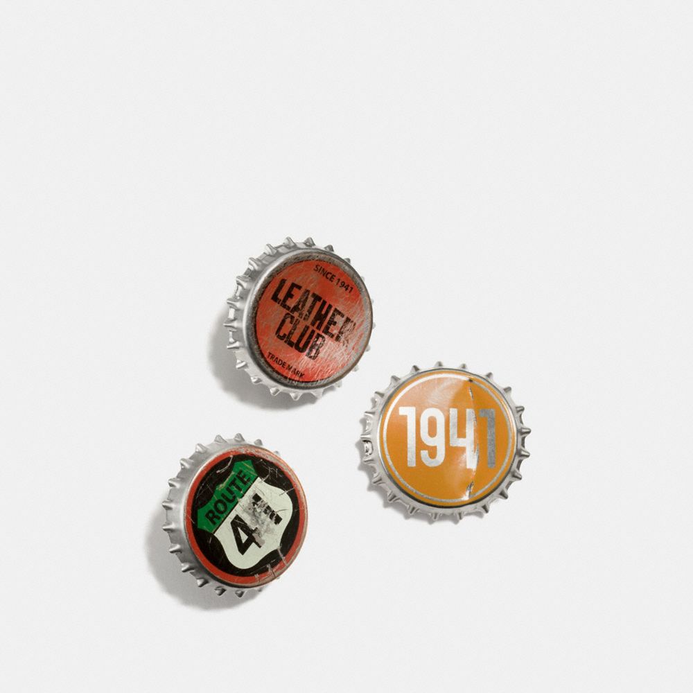 BOTTLE CAP PIN BOX SET - MULTI - COACH F58946