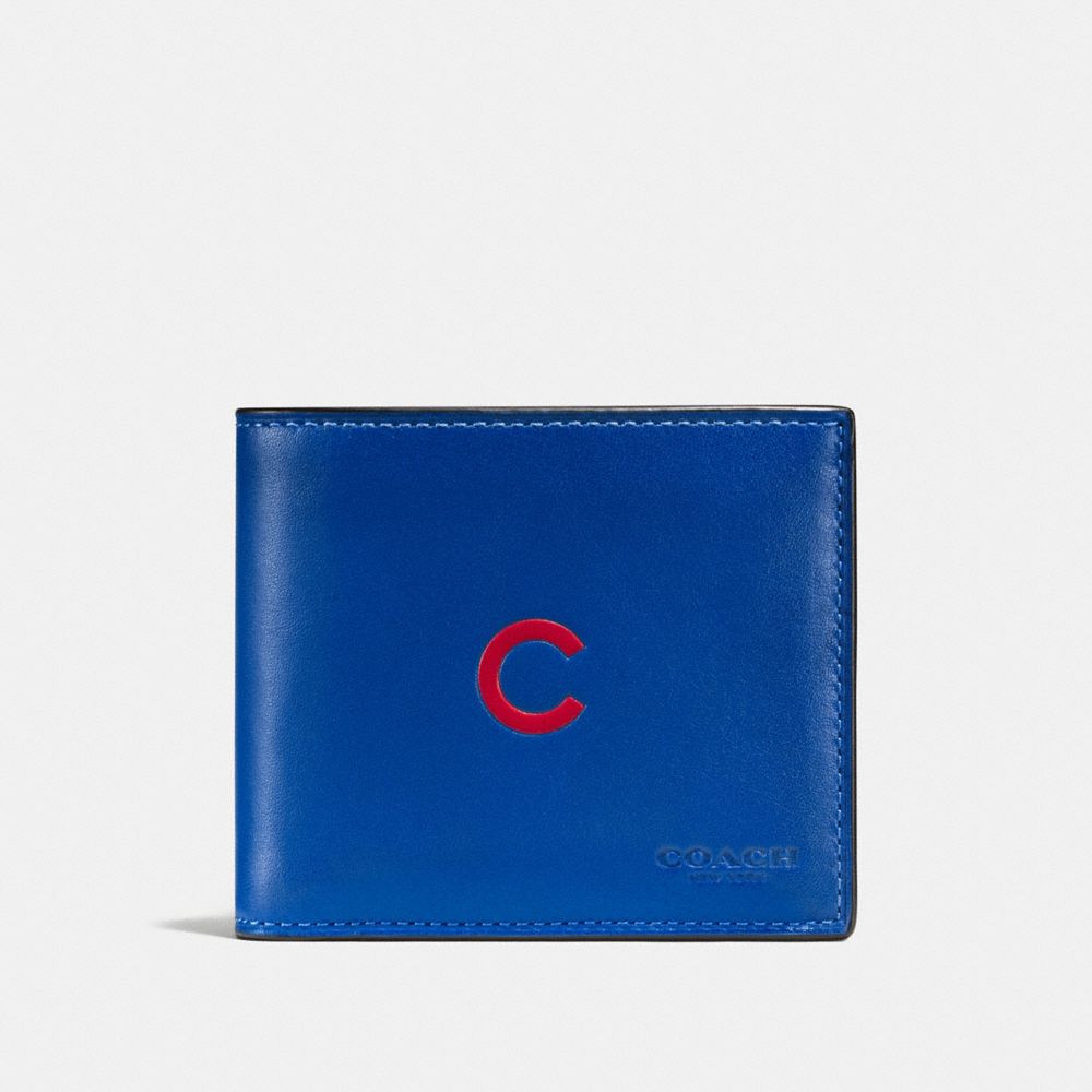 COACH F58947 3-in-1 Wallet With Mlb Team Logo CHI CUBS
