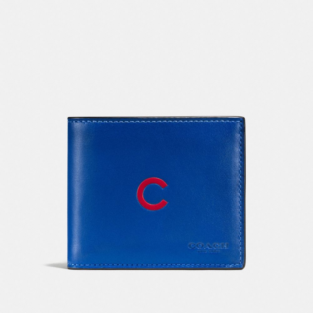 COACH 3-IN-1 WALLET WITH MLB TEAM LOGO - CHI CUBS - F58947