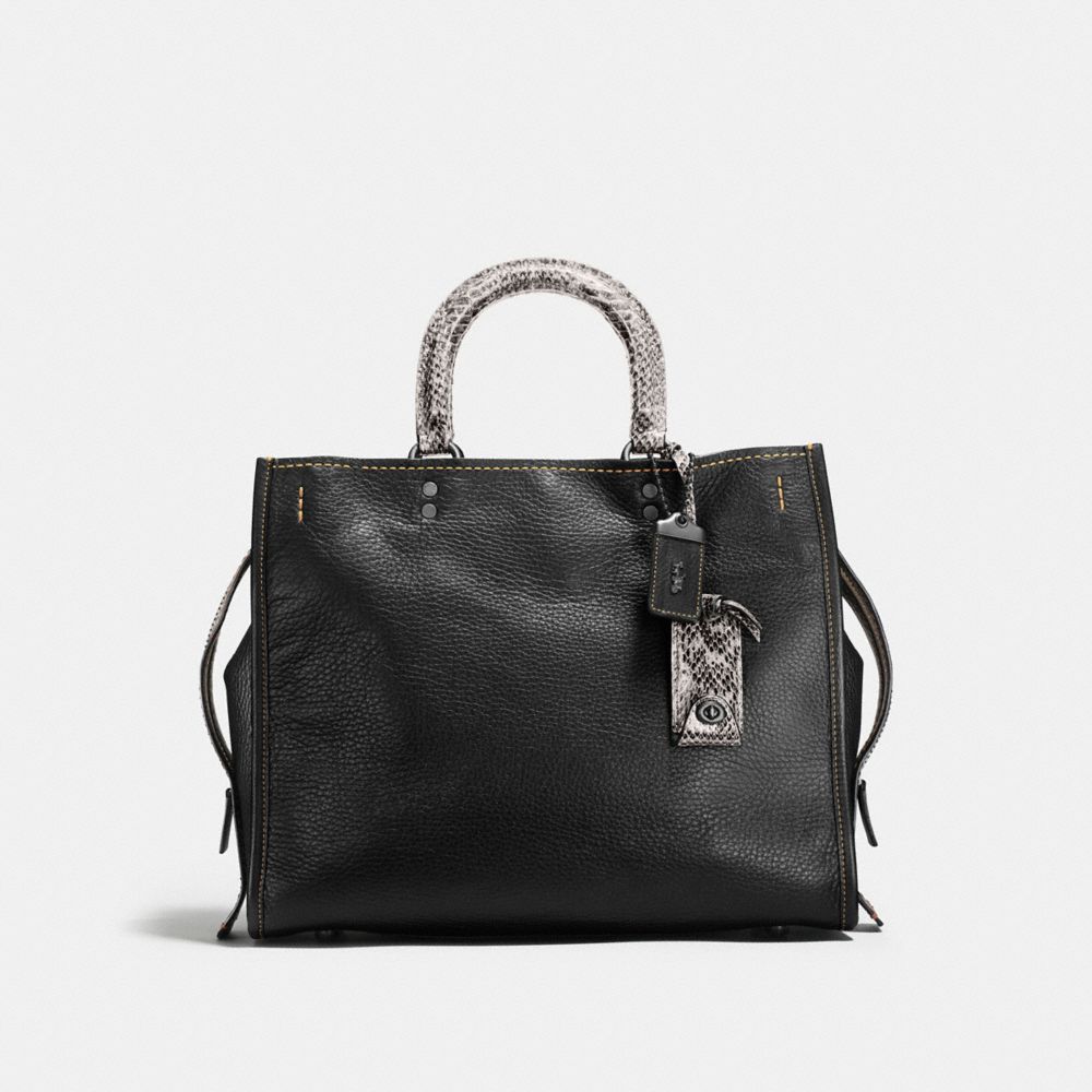 Dakotah satchel with colorblock best sale snakeskin detail