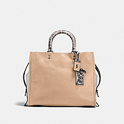 COACH F58966 Rogue With Colorblock Snakeskin Detail BP/BEECHWOOD