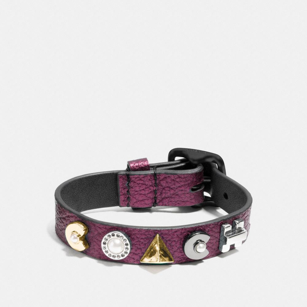 COACH F58982 - COACH DECO BRACELET MAUVE/SILVER