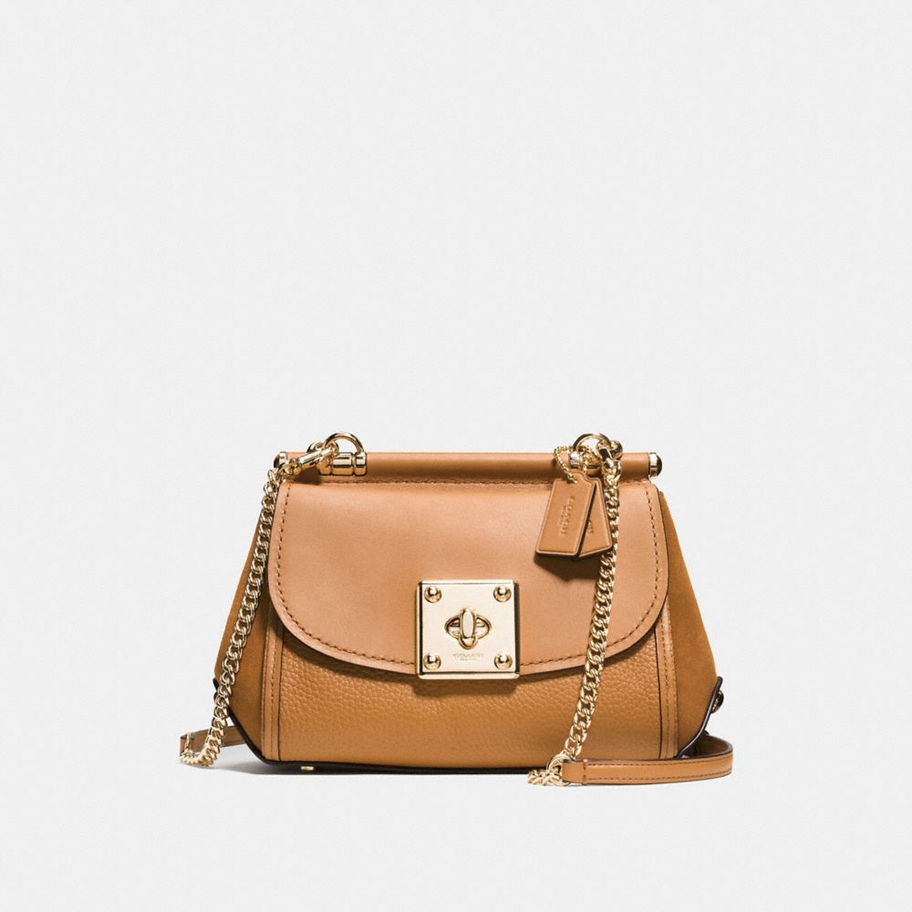 COACH F59048 Drifter Crossbody LIGHT GOLD/LIGHT SADDLE