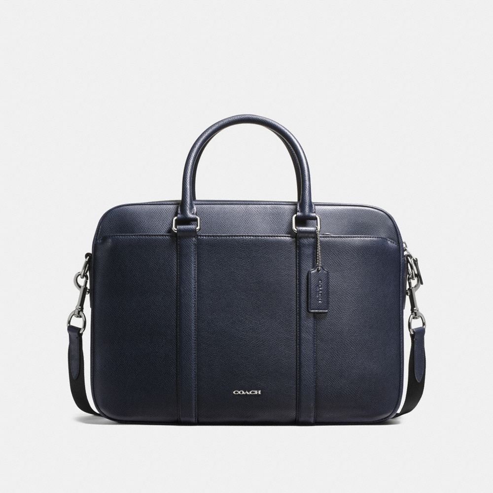 COACH f59057 PERRY SLIM BRIEF MIDNIGHT