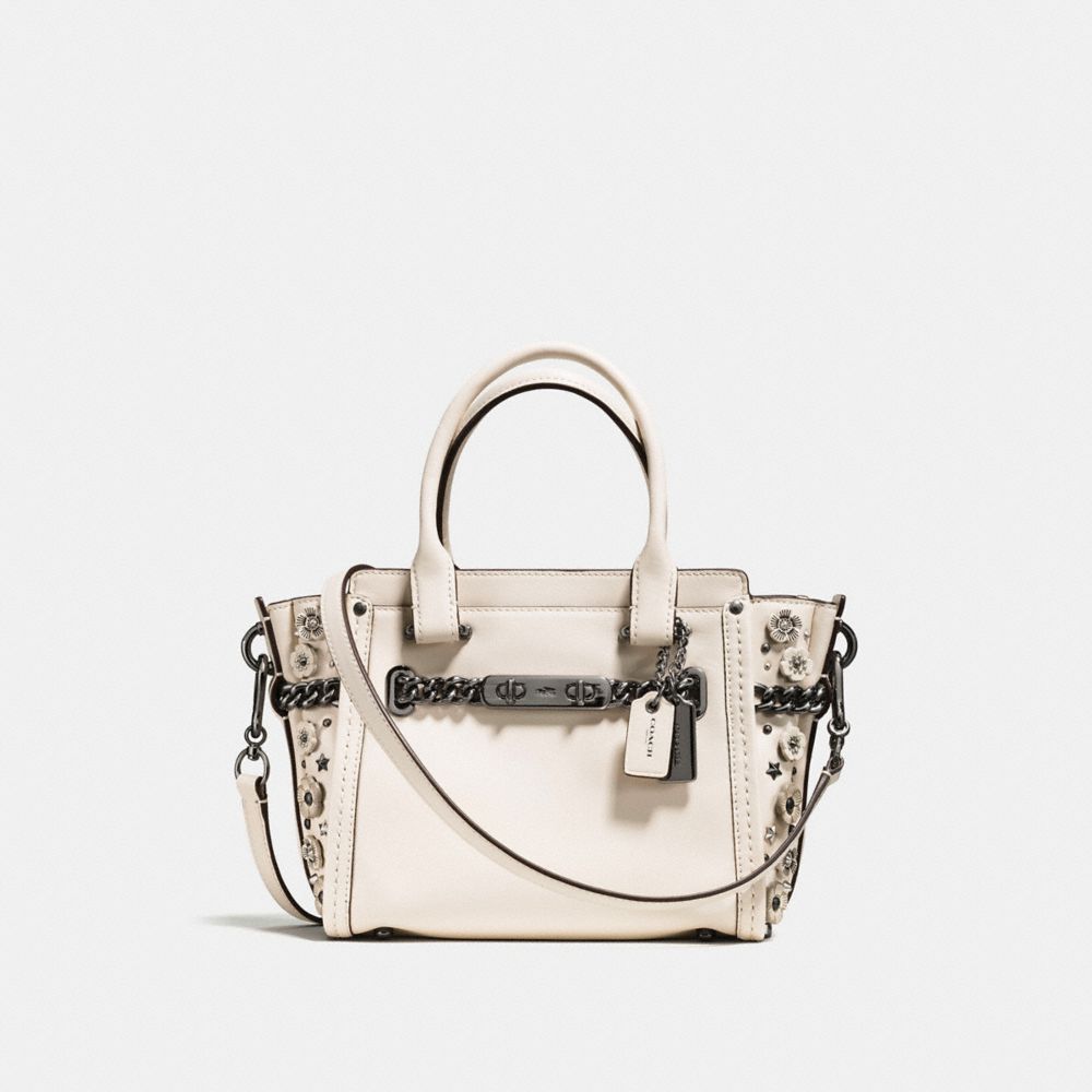 COACH SWAGGER 21 WITH TEA ROSE - F59088 - DK/CHALK