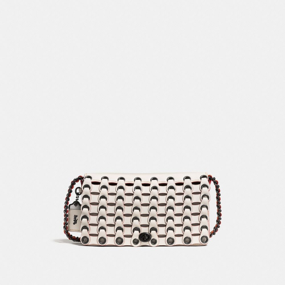 DINKY WITH COACH LINK - F59126 - CHALK/BLACK COPPER
