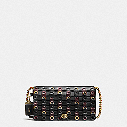 DINKY WITH COACH LINK - F59126 - OL/BLACK MULTI