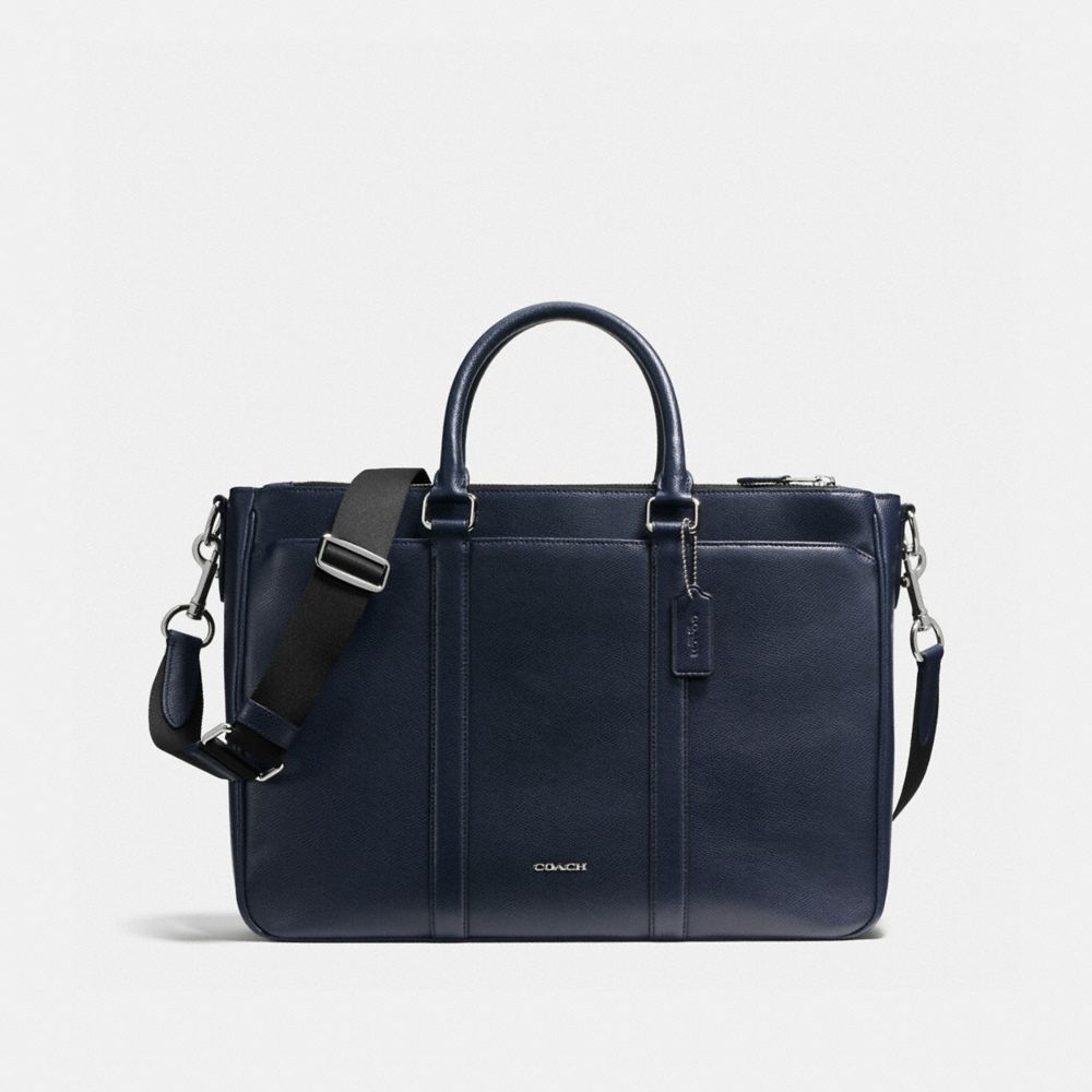 PERRY METROPOLITAN TOTE IN CROSSGRAIN LEATHER - COACH f59141 -  MIDNIGHT