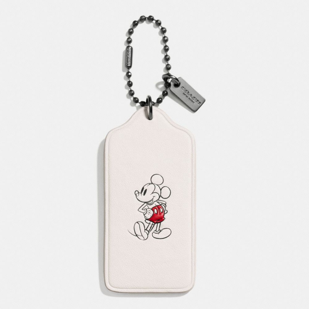 COACH F59153 MICKEY HANGTAG BLACK/CHALK