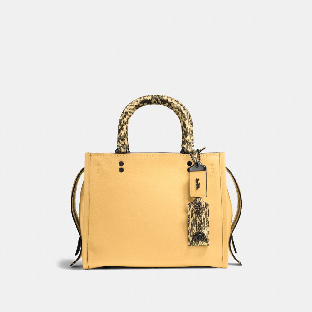 COACH F59235 - ROGUE 25 WITH COLORBLOCK SNAKESKIN DETAIL BP/HAY