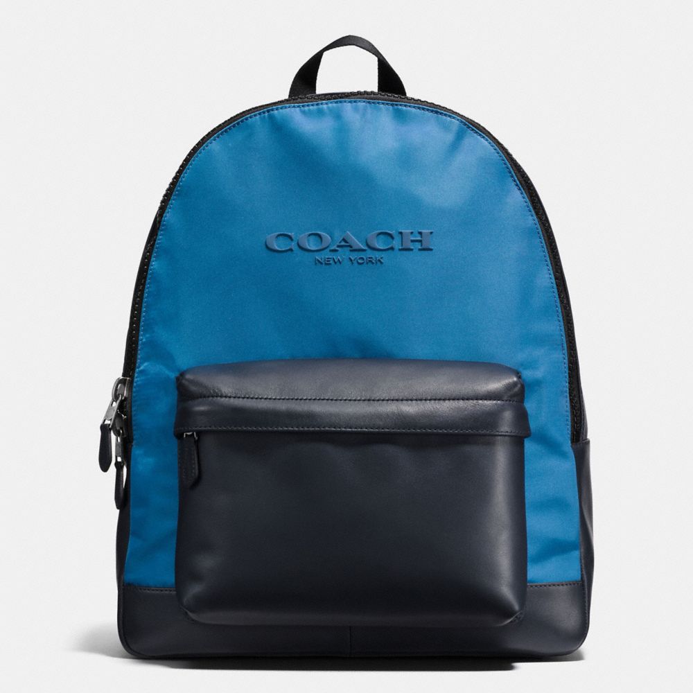 CHARLES BACKPACK IN NYLON - MIDNIGHT NAVY/DENIM - COACH F59321