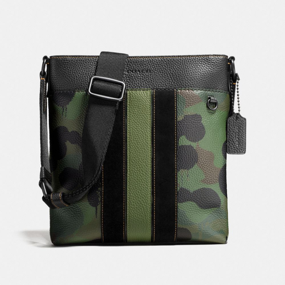 METROPOLITAN SLIM MESSENGER - MILITARY WILD BEAST/BLACK/BLACK - COACH F59421