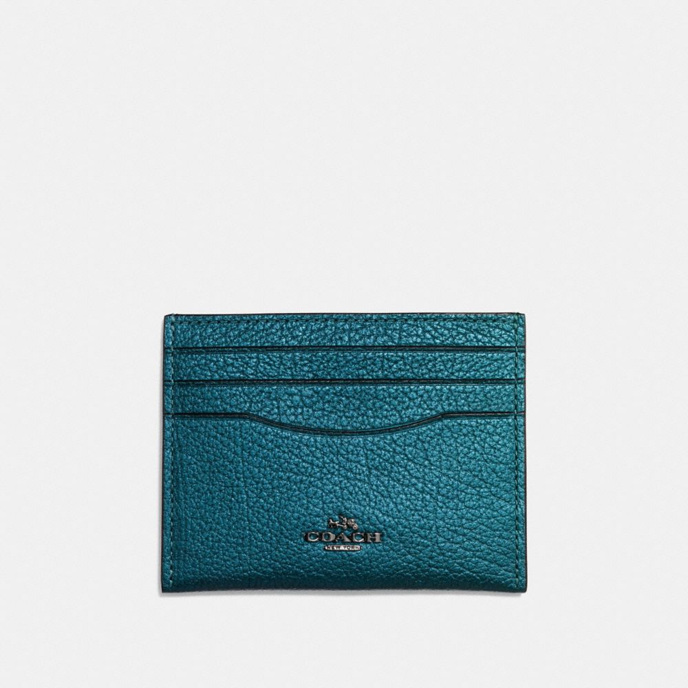 COACH F59462 - CARD CASE DK/METALLIC MINERAL