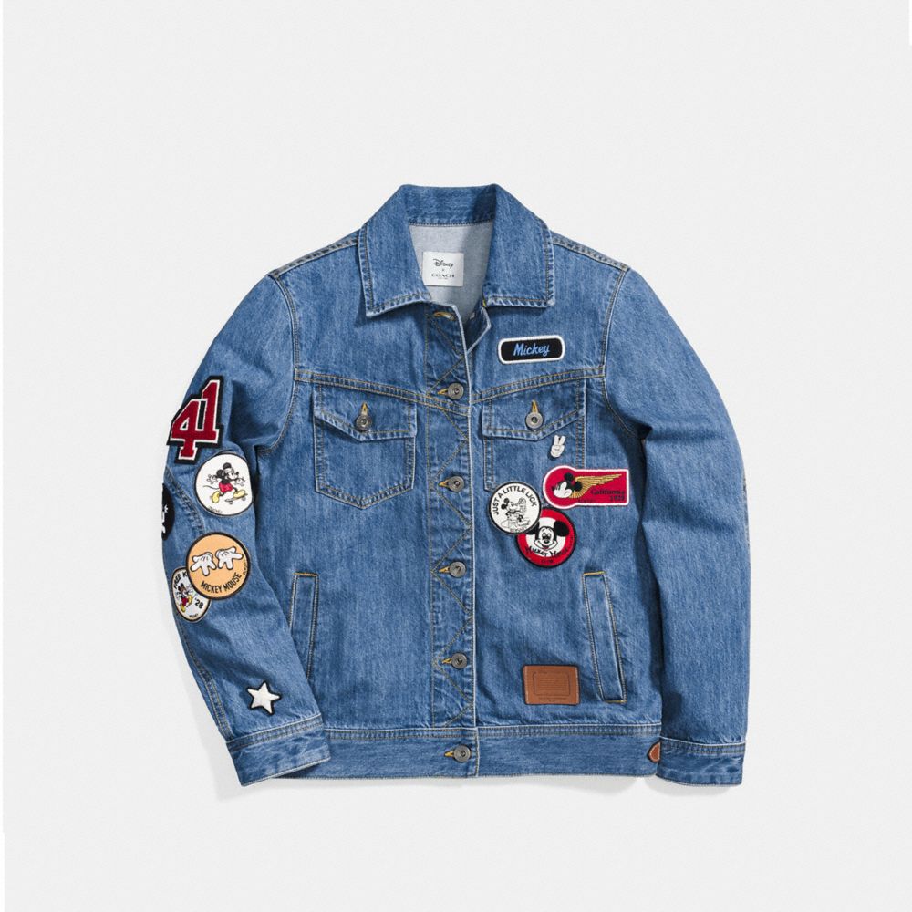 COACH F59549 - MICKEY PATCHES JEAN JACKET DENIM