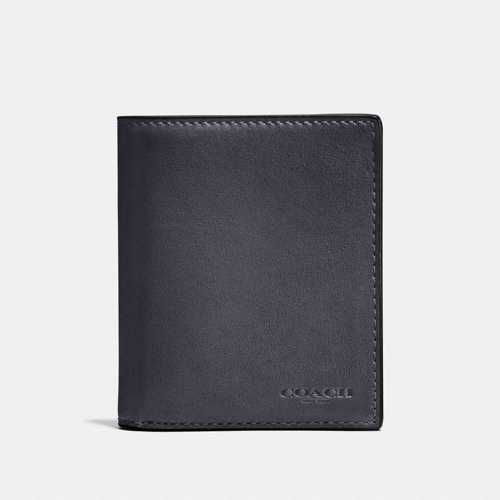 COACH F59671 SLIM COIN WALLET GRAPHITE