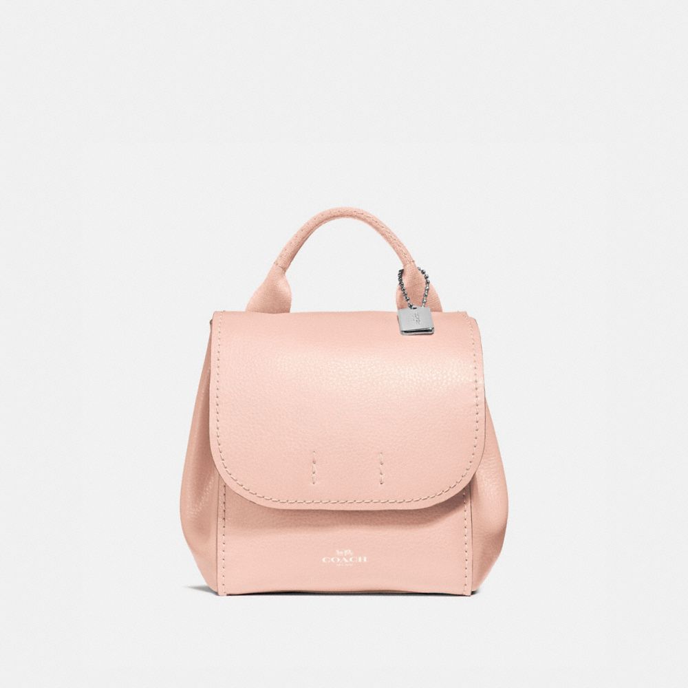 COACH DERBY BACKPACK - SILVER/LIGHT PINK - F59819