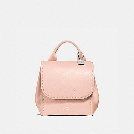 COACH DERBY BACKPACK - SILVER/LIGHT PINK - f59819