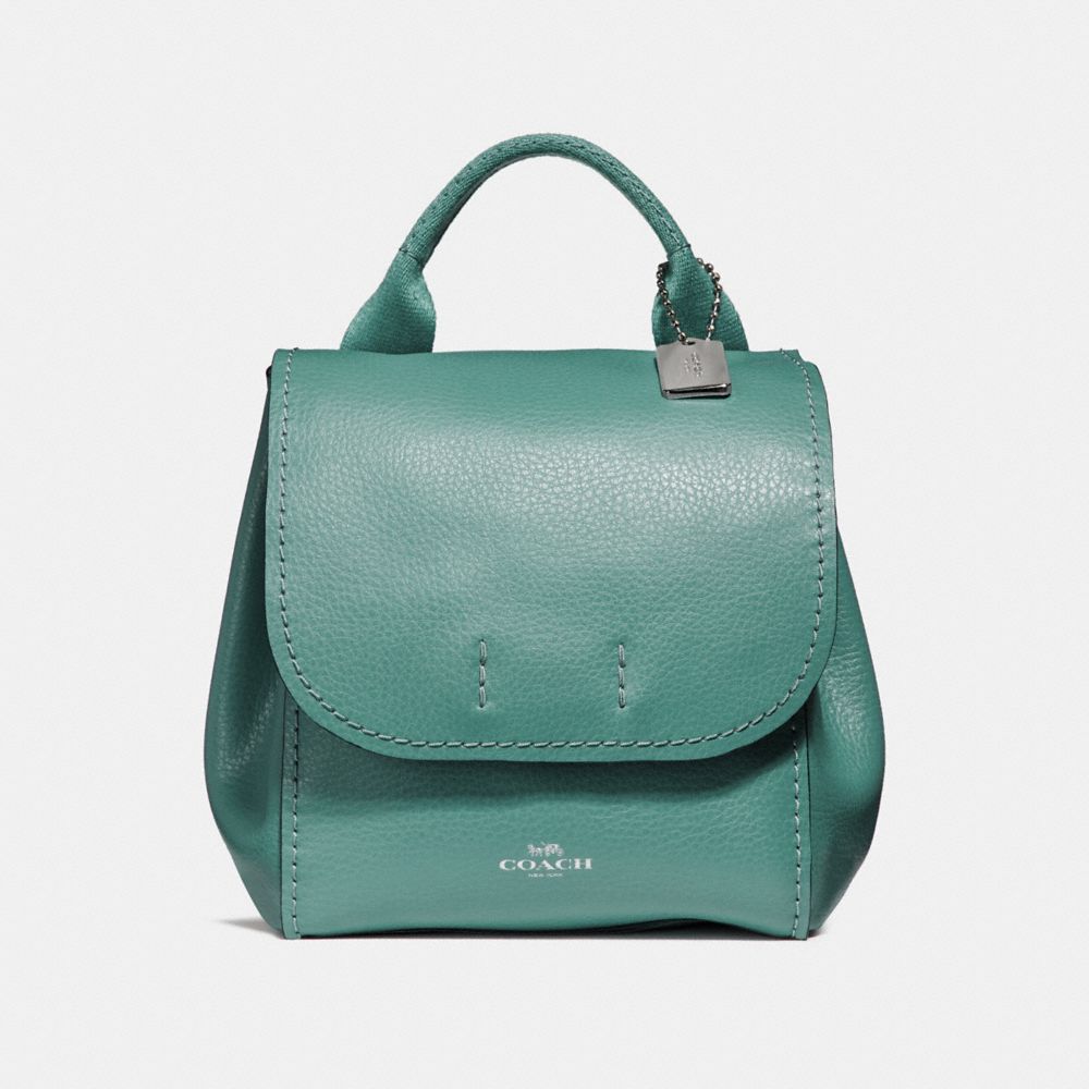 COACH F59819 - DERBY BACKPACK BLUE GREEN/SILVER