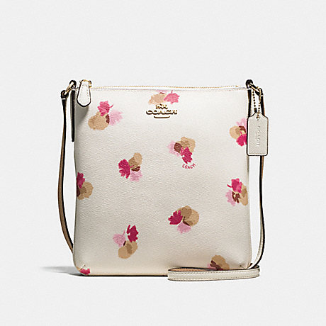 COACH F59848 - NORTH/SOUTH CROSSBODY IN FIELD FLORA PRINT COATED CANVAS ...