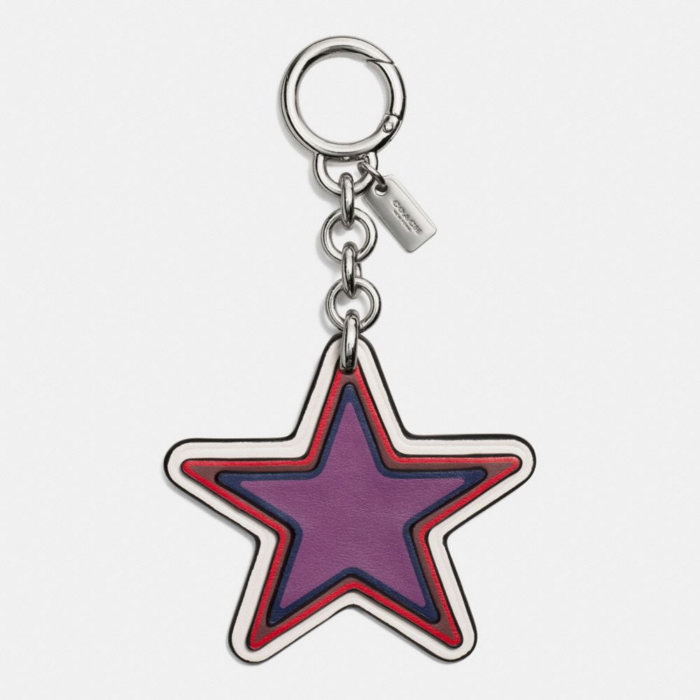 STAR BAG CHARM - f59862 - SILVER/BRIGHT RED