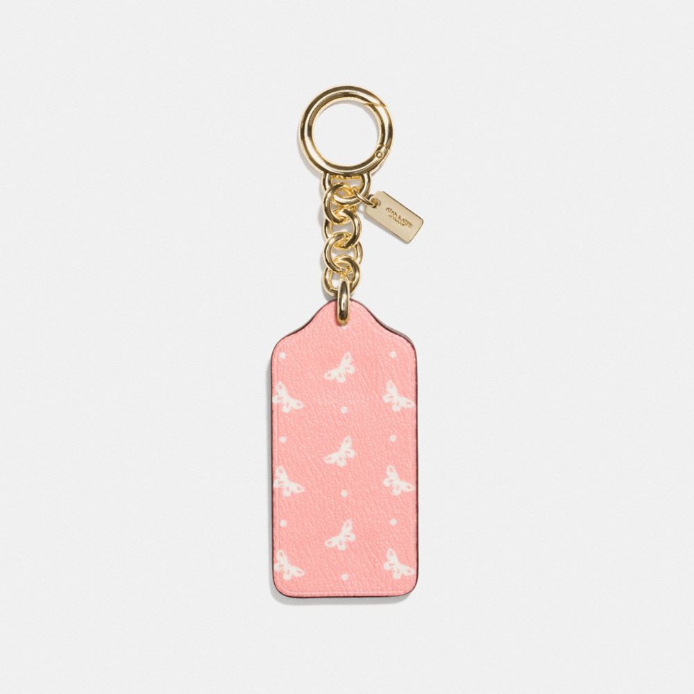 COACH F59863 - BUTTERFLY HANGTAG GOLD/BLUSH