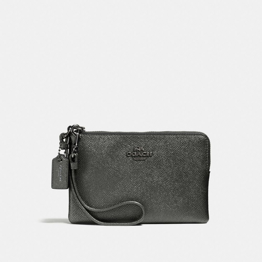 COACH F59953 - SMALL WRISTLET - SILVER/METALLIC GRAPHITE | COACH ...