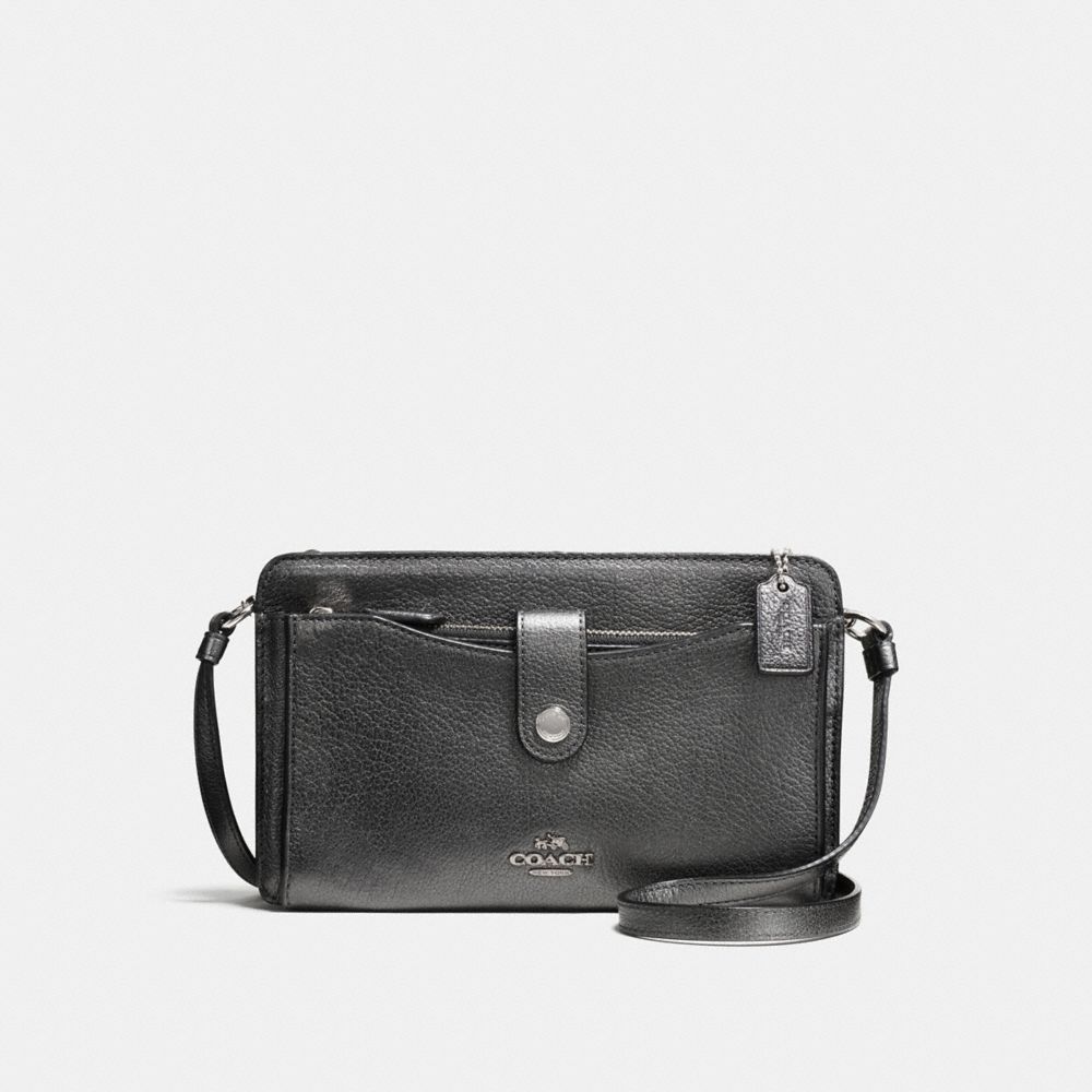 COACH POP-UP MESSENGER - SILVER/METALLIC GRAPHITE - f59958