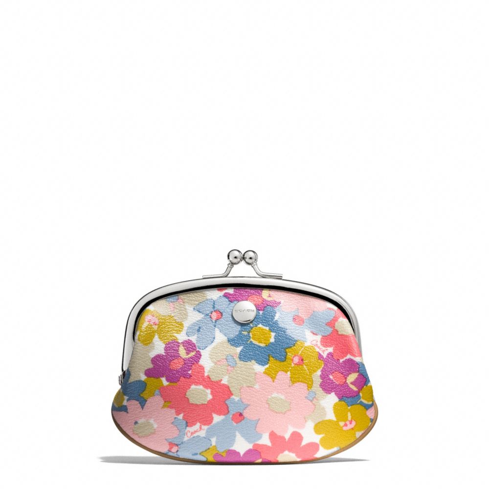 Coach floral sale coin purse