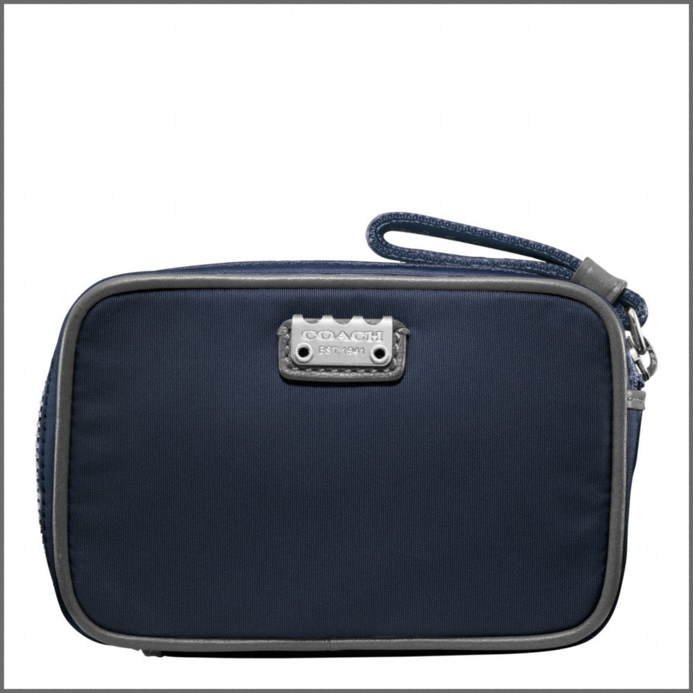 COACH CANVAS COMPACT TRAVEL CASE - ONE COLOR - F60907