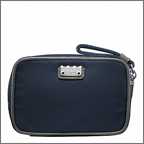 COACH F60907 CANVAS COMPACT TRAVEL CASE ONE-COLOR