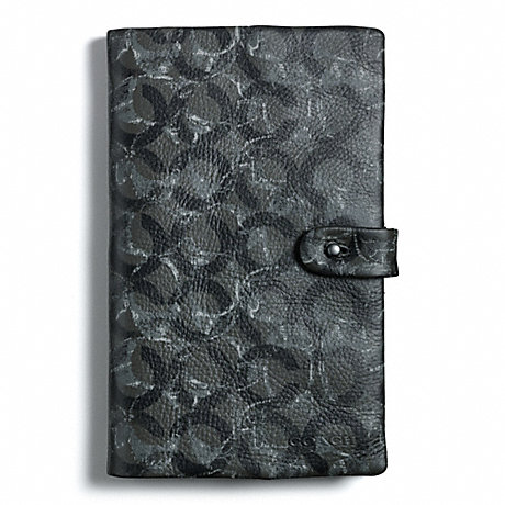 COACH BOWERY LEATHER MULTI C NOTEBOOK -  - f61068