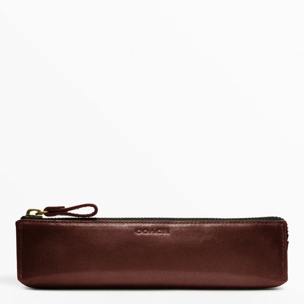 COACH f61075 BLEECKER LEATHER PENCIL CASE 