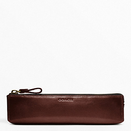 COACH F61075 BLEECKER LEATHER PENCIL CASE ONE-COLOR