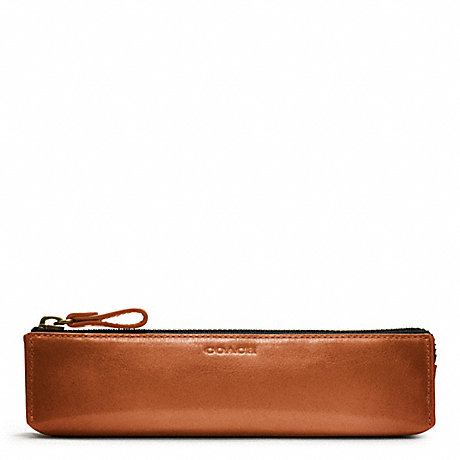 COACH F61075 BLEECKER LEATHER PENCIL CASE ONE-COLOR