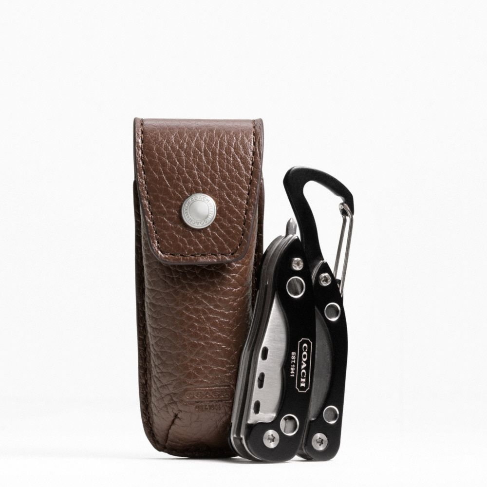 COACH f61187 POCKET KNIFE MAHOGANY 2