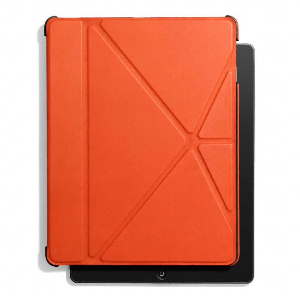 COACH f61193 BLEECKER LEATHER ORIGAMI IPAD 5 CASE SAMBA