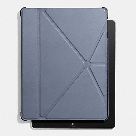 COACH BLEECKER LEATHER ORIGAMI IPAD 5 CASE - FROST BLUE - f61193