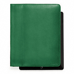 COACH F61223 Bleecker Leather Tablet Case 