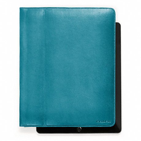 COACH BLEECKER LEATHER TABLET CASE -  - f61223