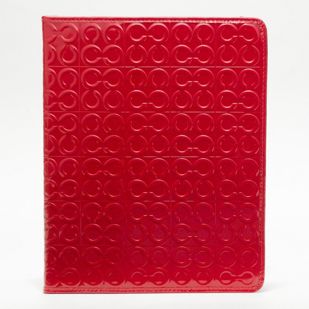 COACH JULIA EMBOSSED PATENT TABLET CASE - ONE COLOR - F61364
